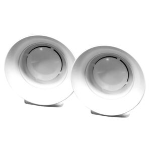 Sinalizador Sonoro 105db - sirene dupla - branco